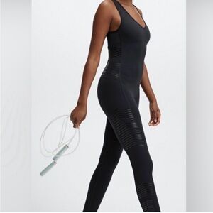 Fabletics Eloise Black Women's Jumpsuit Workout Athleisure Gym Fitness Medium